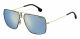 Carrera  UNISEX sunglasses with a GOLD BLUE frame and BLUE MIRROR lens with a lens width of 58mm and model number Carrera 1006/S